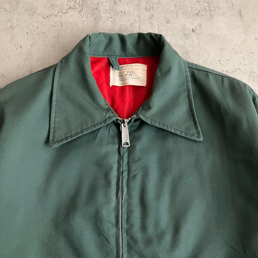 70'S BIG MAC ワークジャケット TALONアルミジップ 短丈