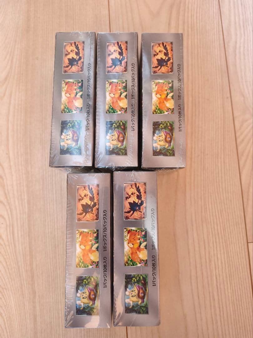 ポケモンカードゲーム シャイニートレジャーEX Box 5セット