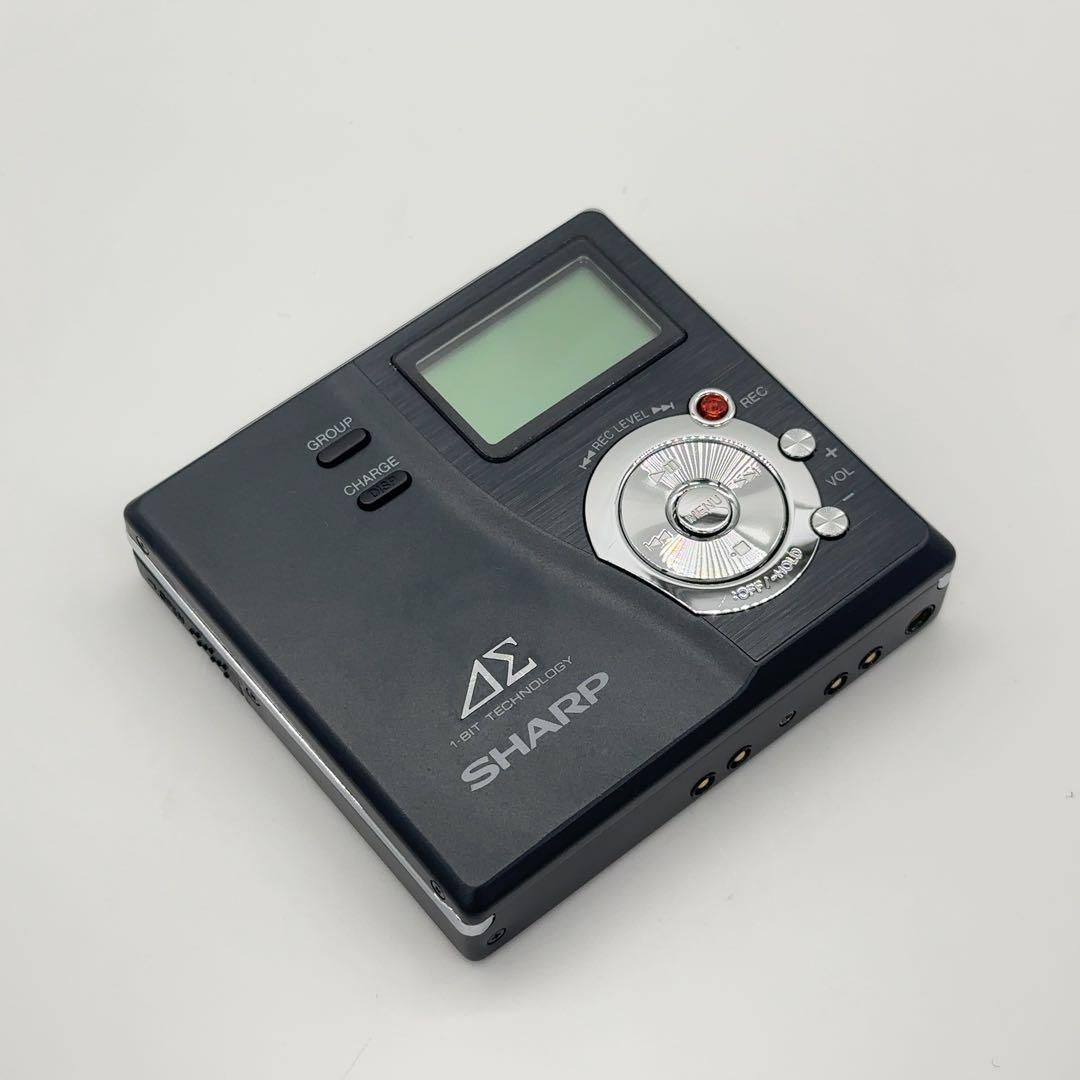 美品 SHARP シャープ MD-DR77 ポータブルMDプレイヤー
