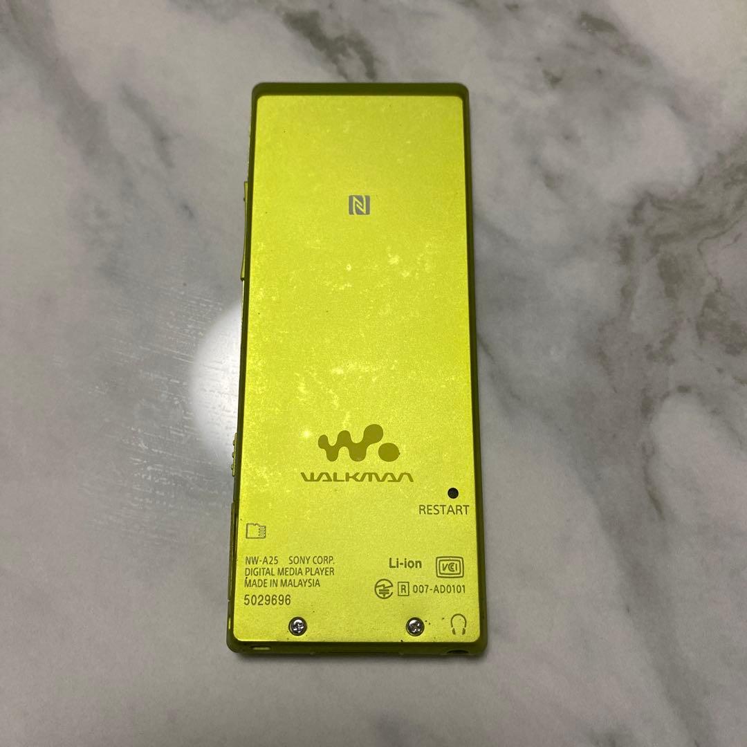 SONY ウォークマン　ライムイエロー