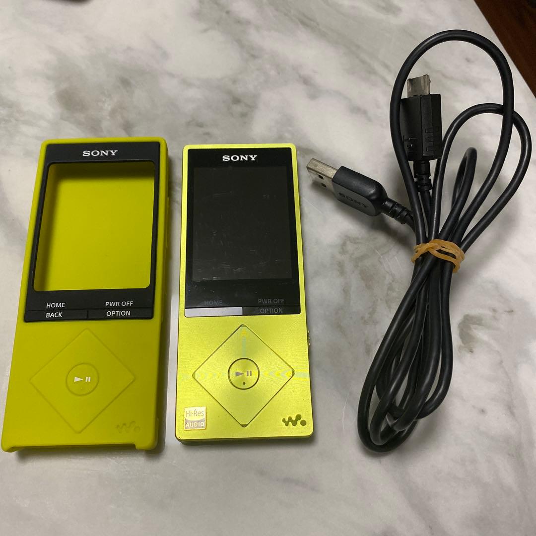 SONY ウォークマン　ライムイエロー