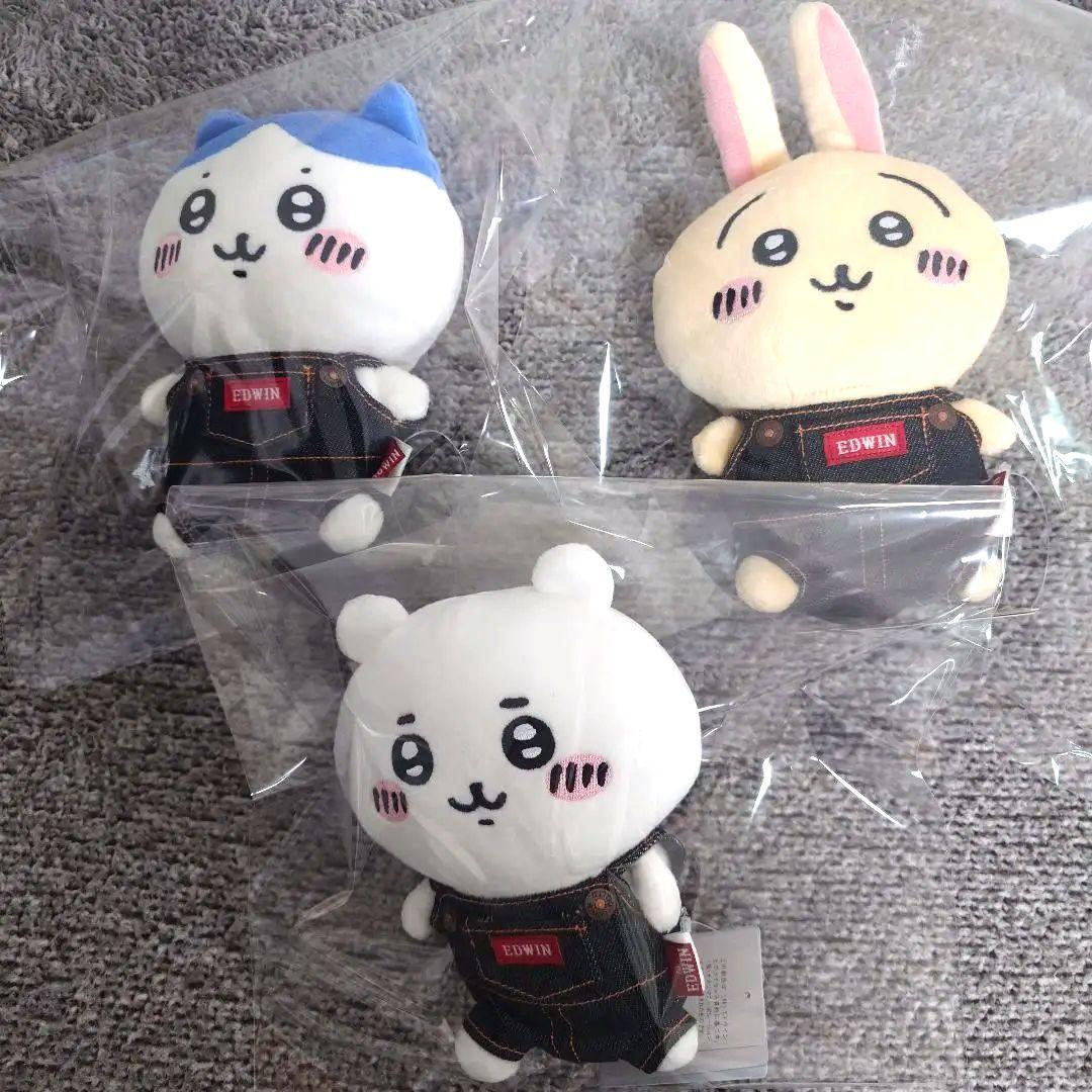 新品タグ付きレア正規品　限定　 EDWIN × ちいかわ　ぬいぐるみ
