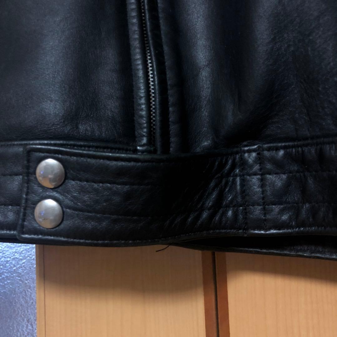 666 ダブルライダースジャケット　スティアハイド