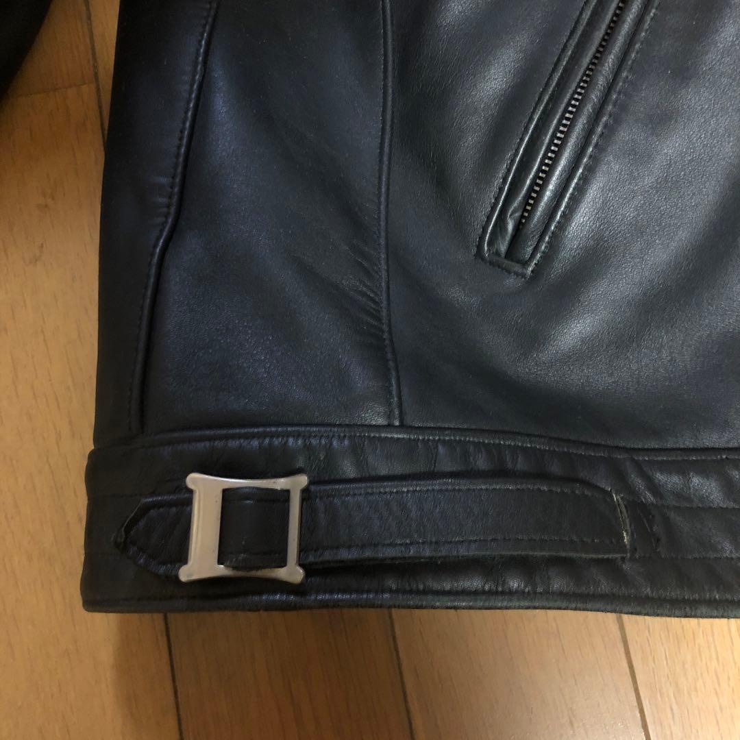 666 ダブルライダースジャケット　スティアハイド