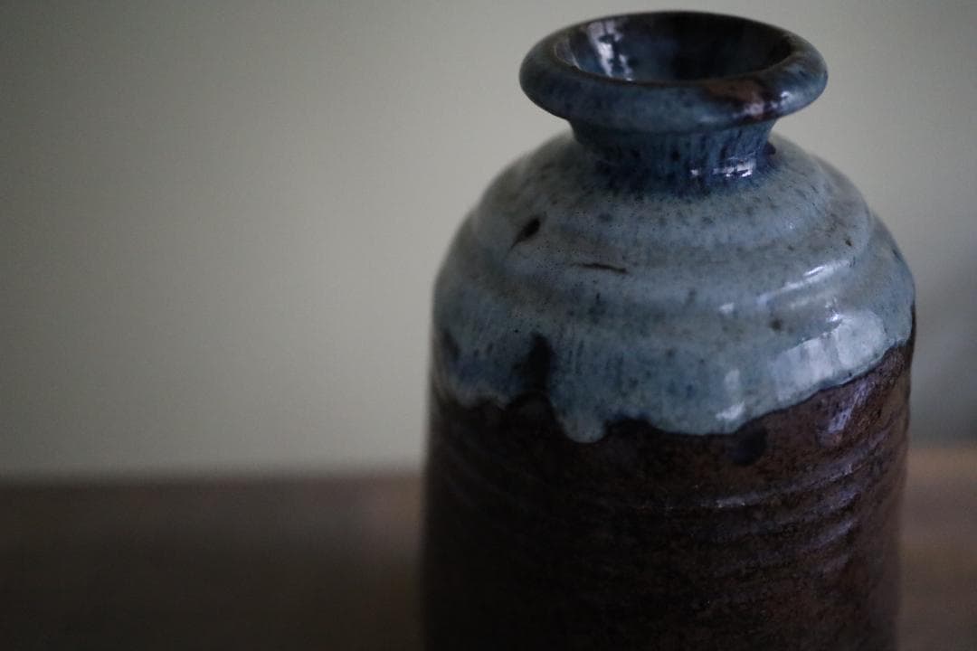 Japanese Vintage Vase 1860~70 幕末_花器_東北窯