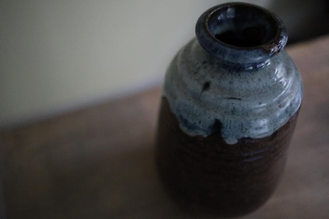 Japanese Vintage Vase 1860~70 幕末_花器_東北窯