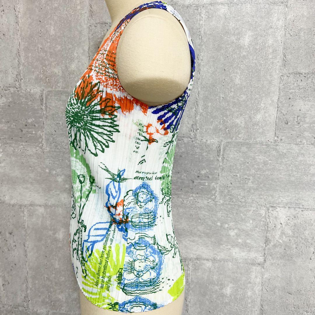 専用美品PLEATS PLEASE ISSEY MIYAKE 花柄 タンクトップ