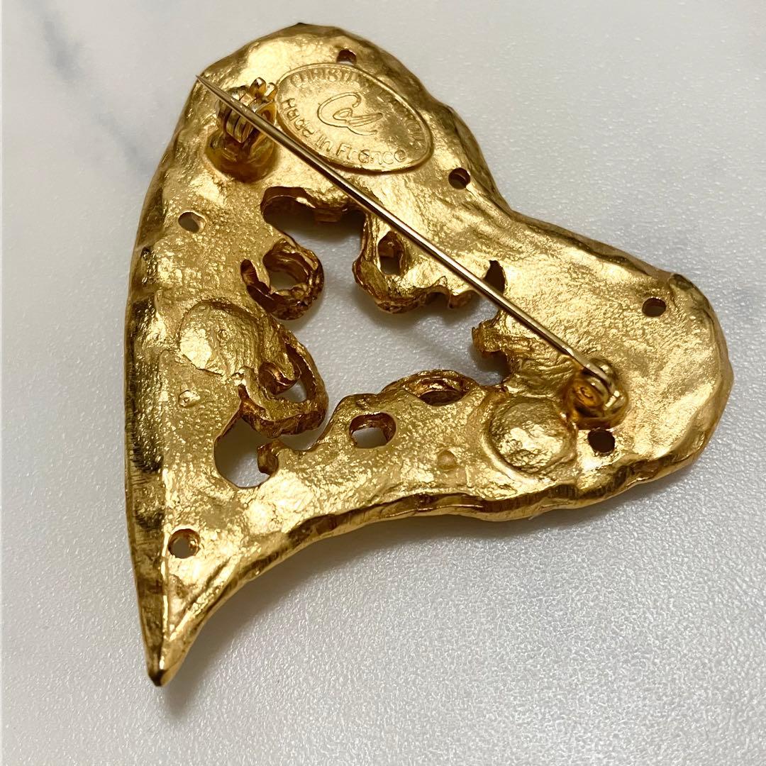 Christian Lacroix✨クリスチャンラクロワ　ブローチ　ハート