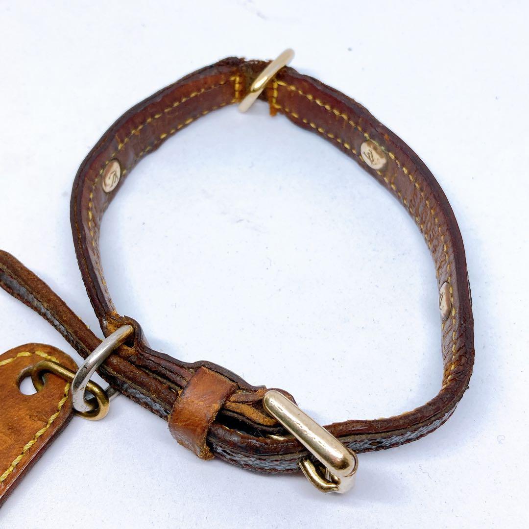 687 ルイヴィトン モノグラム　ペット用首輪　コリエバクスター　犬　猫