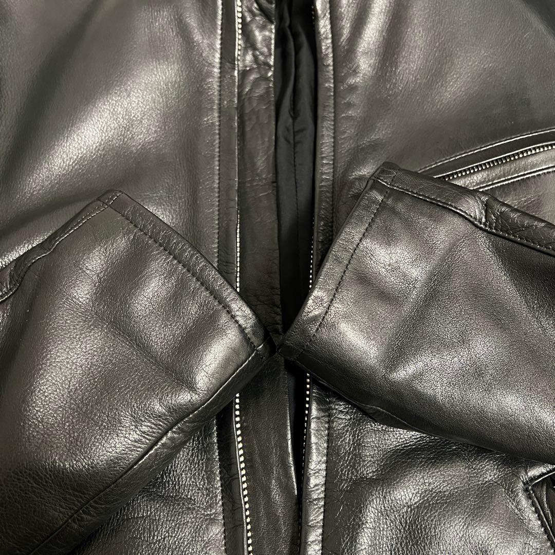 リチウムオム シングルライダース　カウレザー　サイズ46