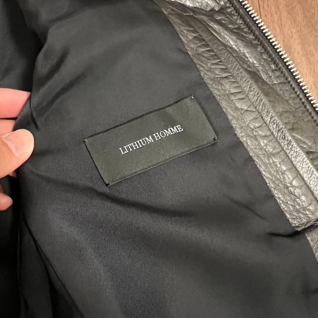 リチウムオム シングルライダース　カウレザー　サイズ46