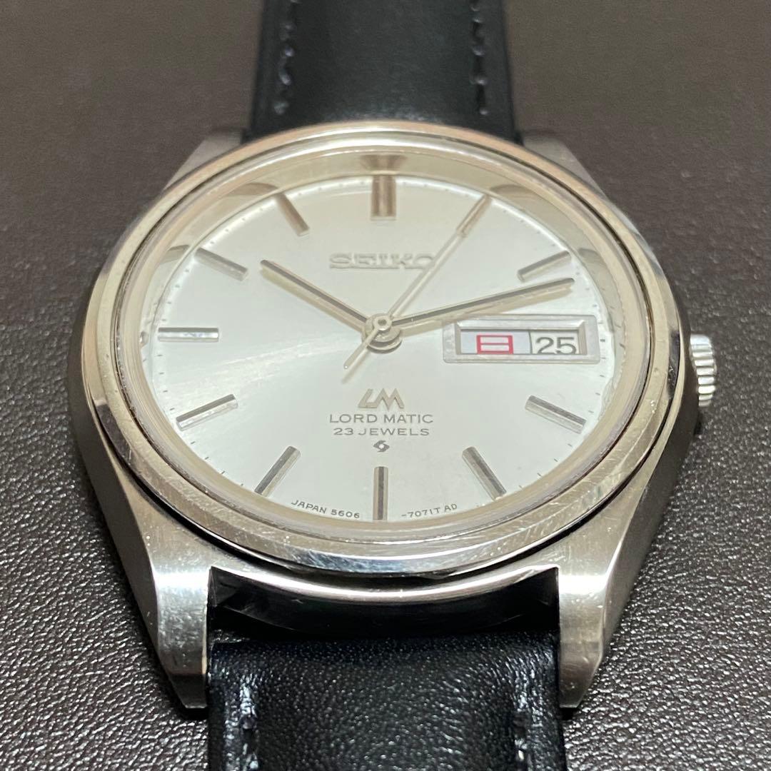 SEIKO ロードマチック LM 56系 新品Sガラス 精度良好 1971.Ju
