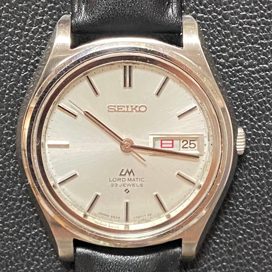 SEIKO ロードマチック LM 56系 新品Sガラス 精度良好 1971.Ju