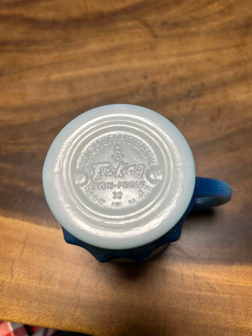 Fire King ファイヤーキング　ターコイズ　Dハンドル　キンバリー