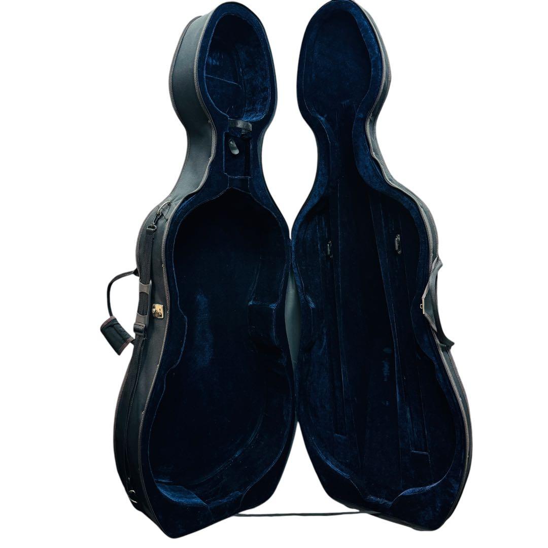 美品 4/4 チェロケース セミハードケース キャスター付き 24時間以内発送