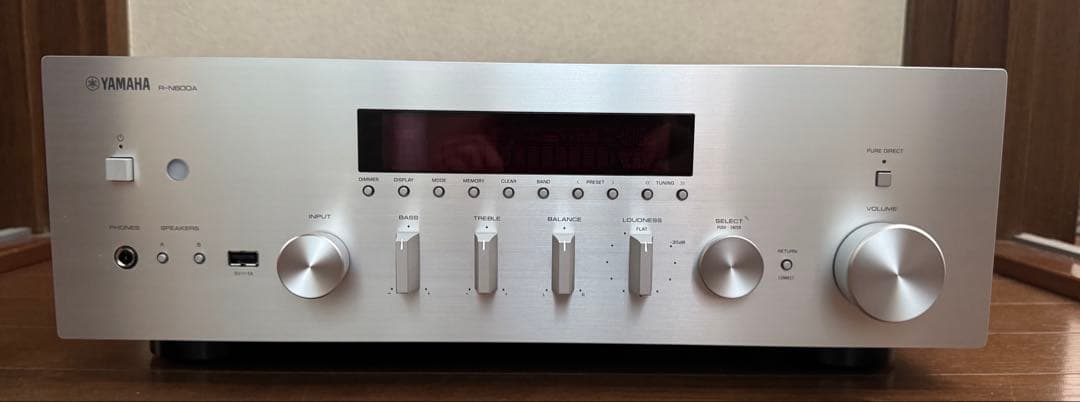 YAMAHA　R-N600Aネットワークレシーバー　新品同様　保証書付　送料無料
