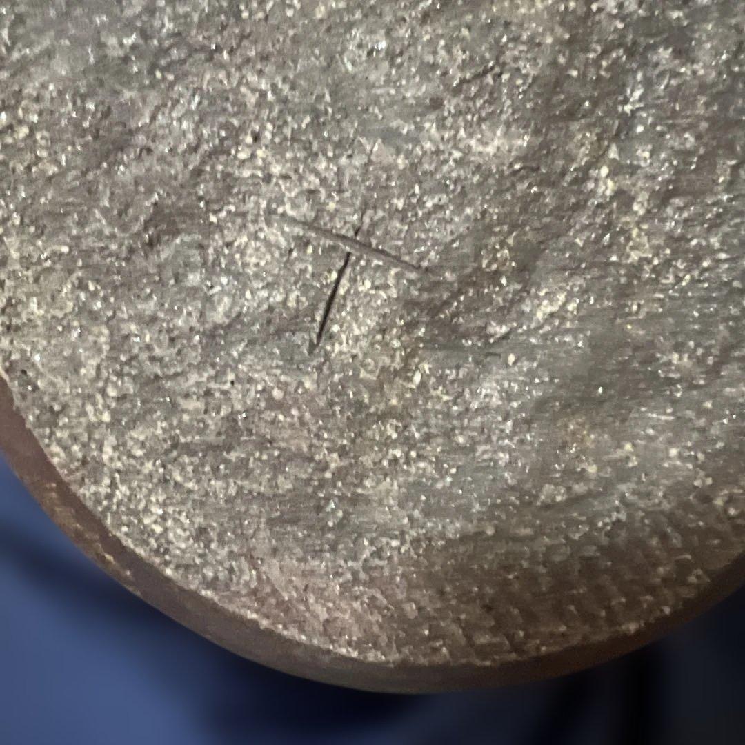 古備前 備前焼 江戸初期 桂又三郎 蕪徳利 鑑定箱 窯印丸