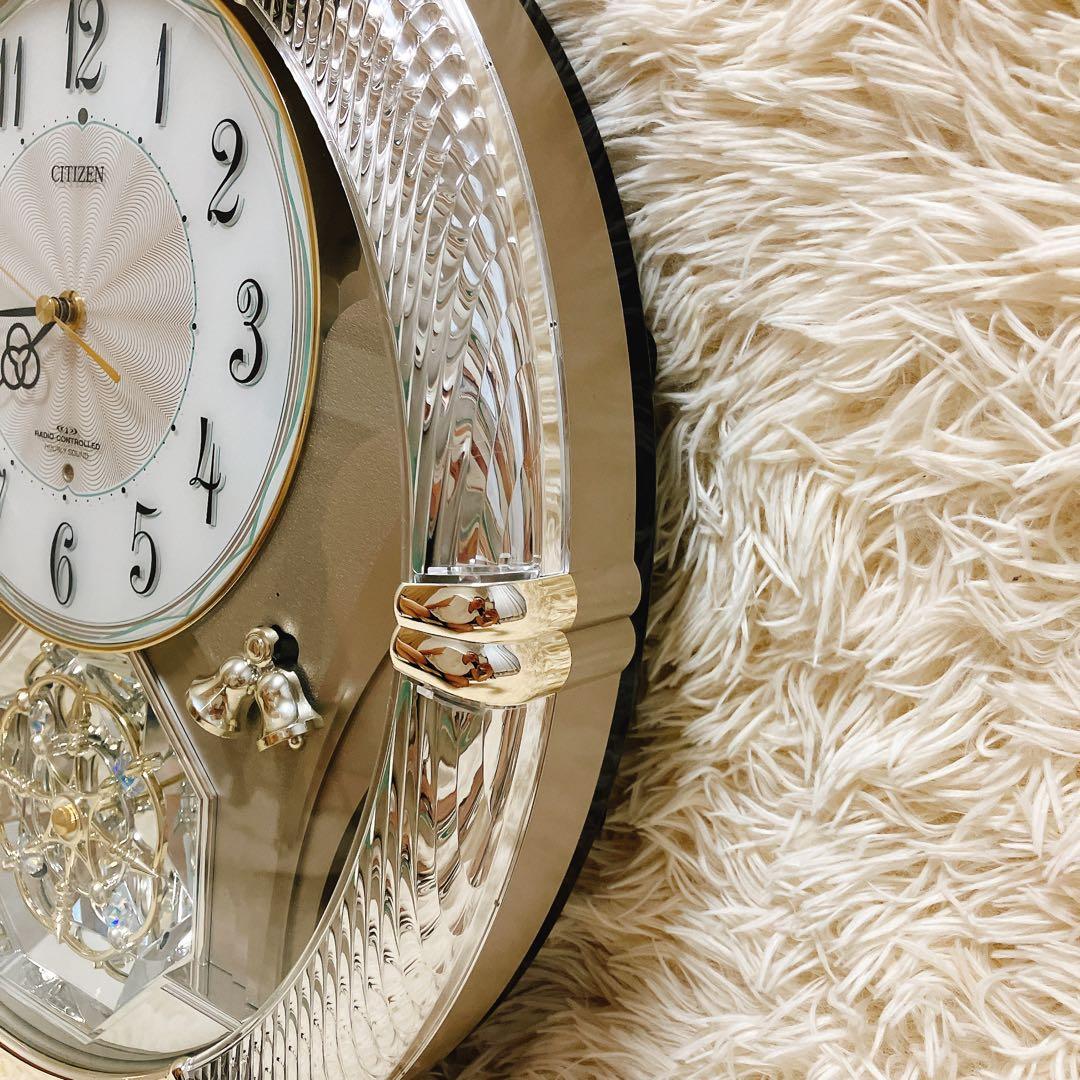 シチズン　電波時計　掛け時計　からくり時計　パルミューズルミエル