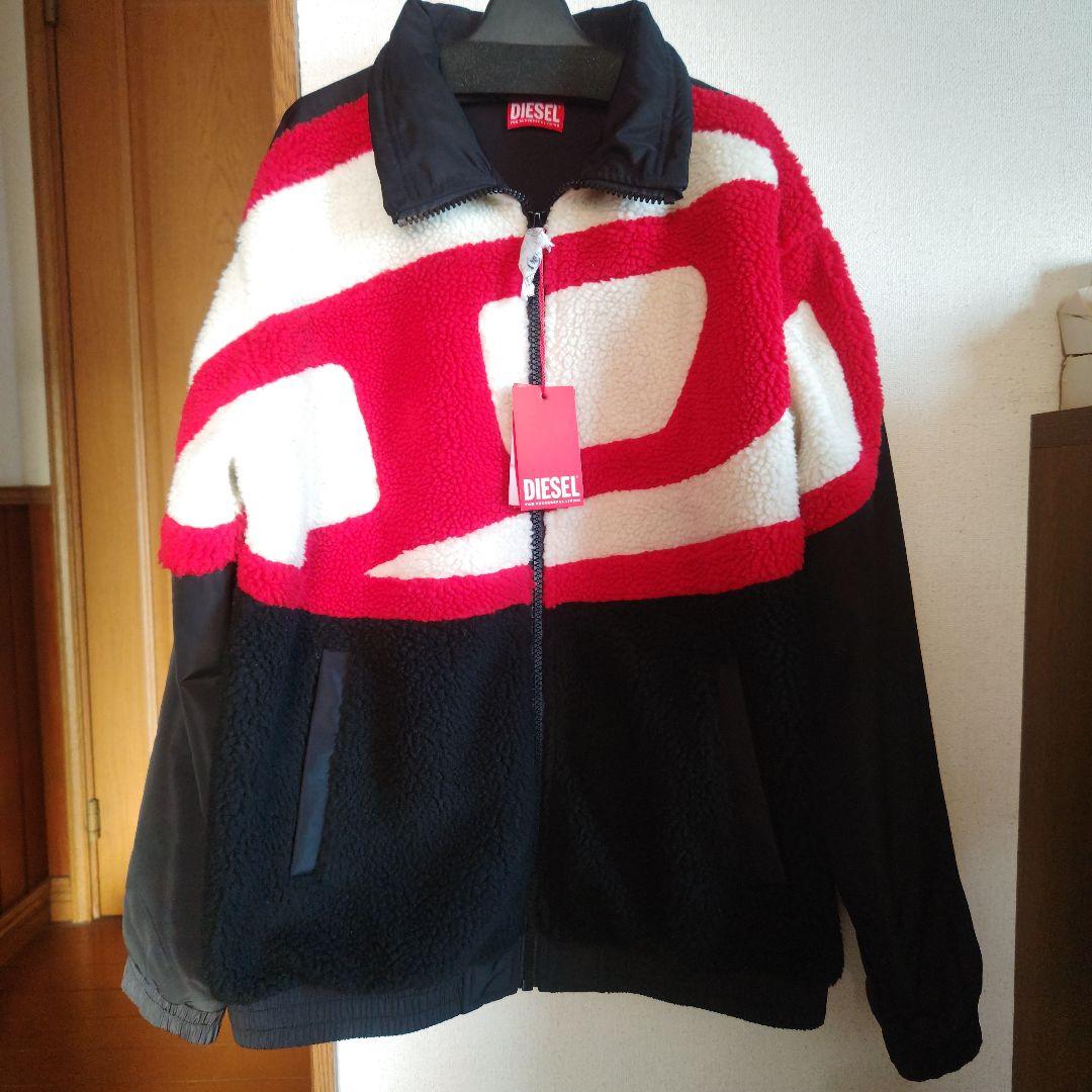 新品未使用タグ付き✨️DIESELボア×ナイロンミックス／モックネック