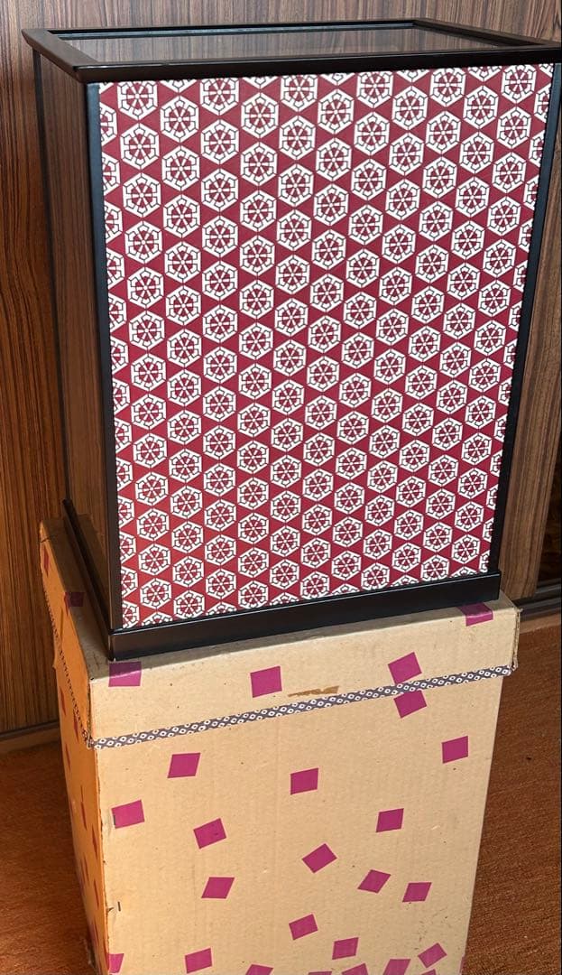 ビンテージ 東玉 日本人形 市松人形 ガラスケース 箱付き