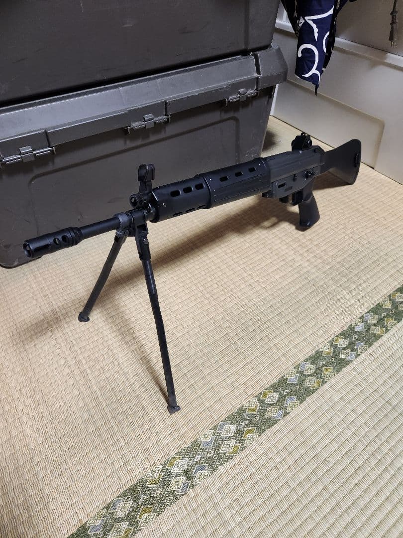 89式小銃(ガスブロ)　固定銃床式　予備マグ1本付き