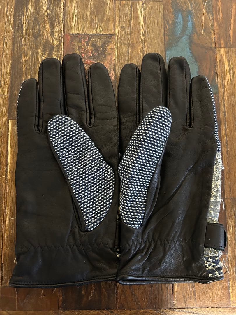 kapital キャピタル グローブ 手袋 デニム地 BORO 刺し子 レザー