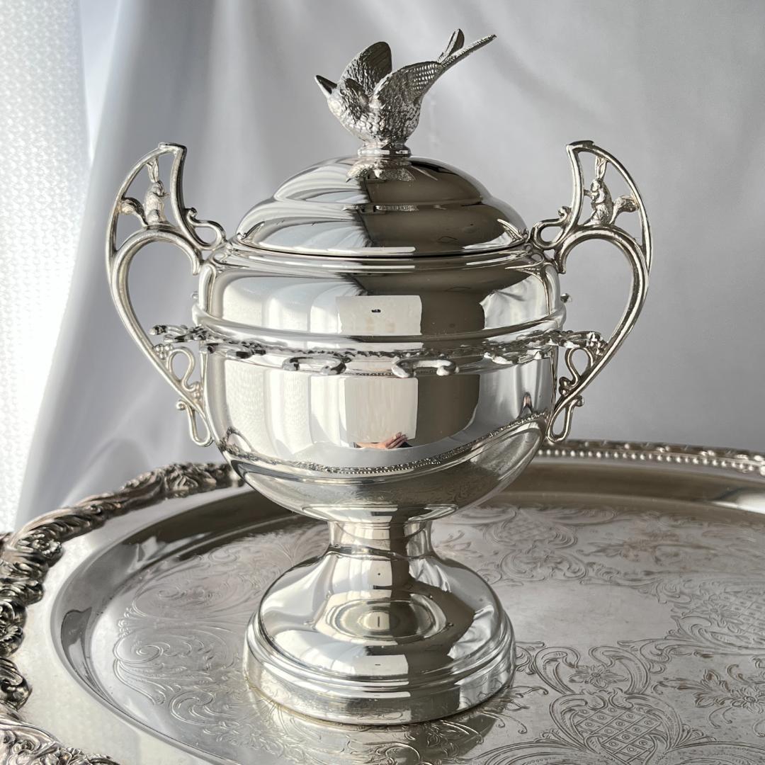 【BURKE & WALLACE】 スプーンホルダー 　兎のハンドル