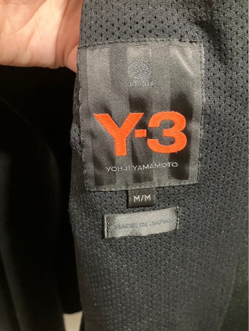 ワイスリー Y-3 3ストライプ ジャージ ライダースコート メンズ ファー付き
