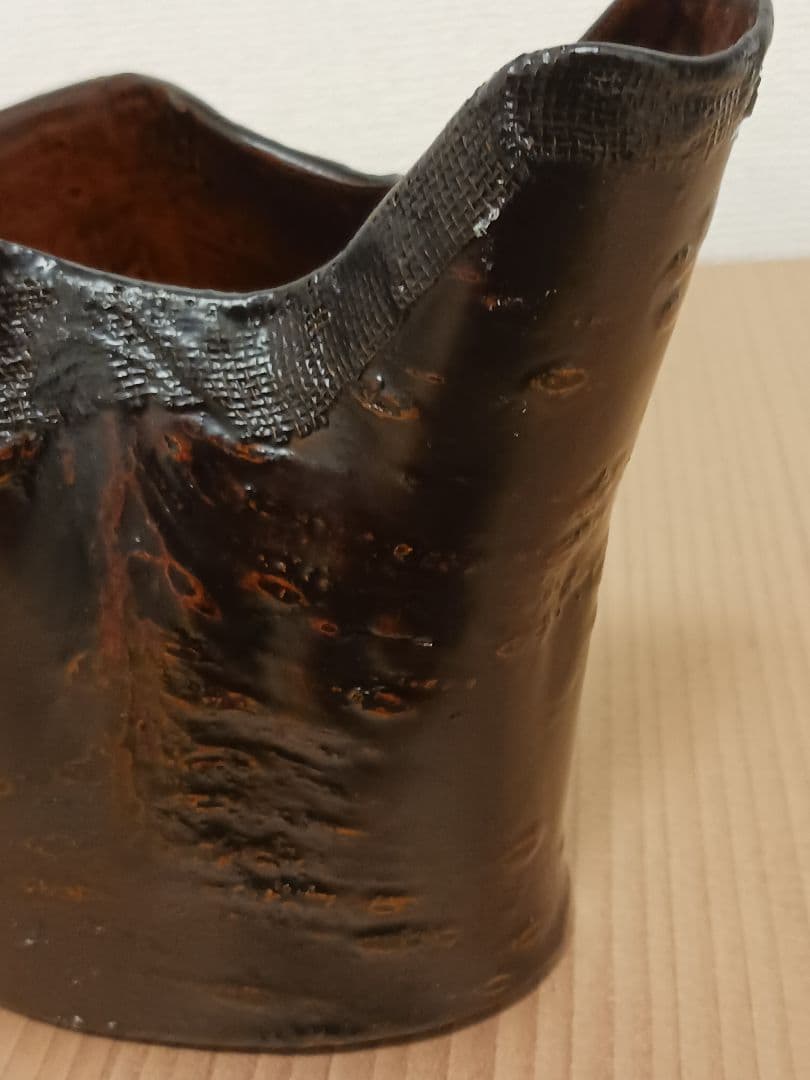 輪島塗　欅皮　湯冷まし　煎茶道具