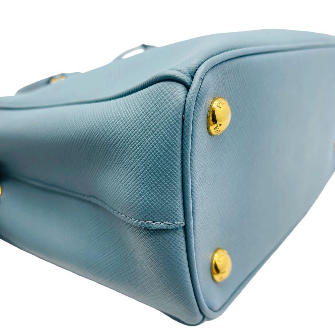 PRADA ガレリア　サフィアーノ　バッグ　レザー　ハンドバッグ