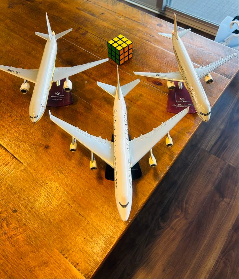 【希少】アシアナ航空3機セット 1/200スケール