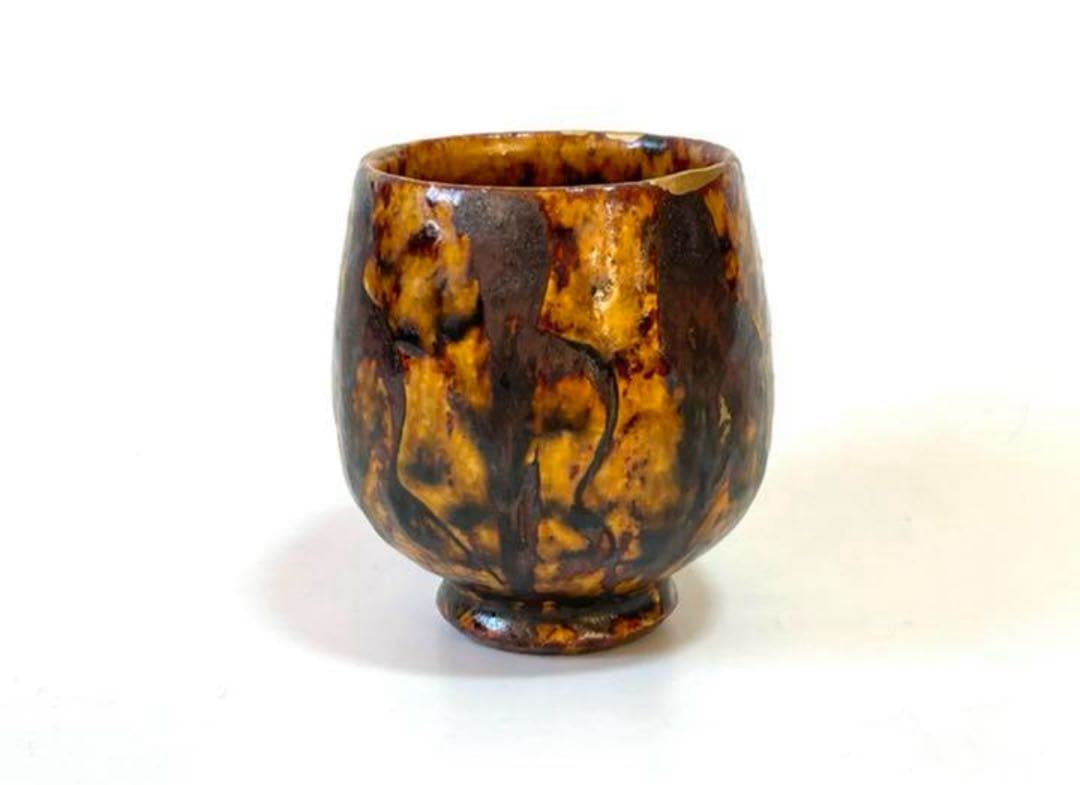 作家物 船木研児 船木研兒 指描 湯呑 湯呑み 民芸 民藝 布志名焼 舩木研児