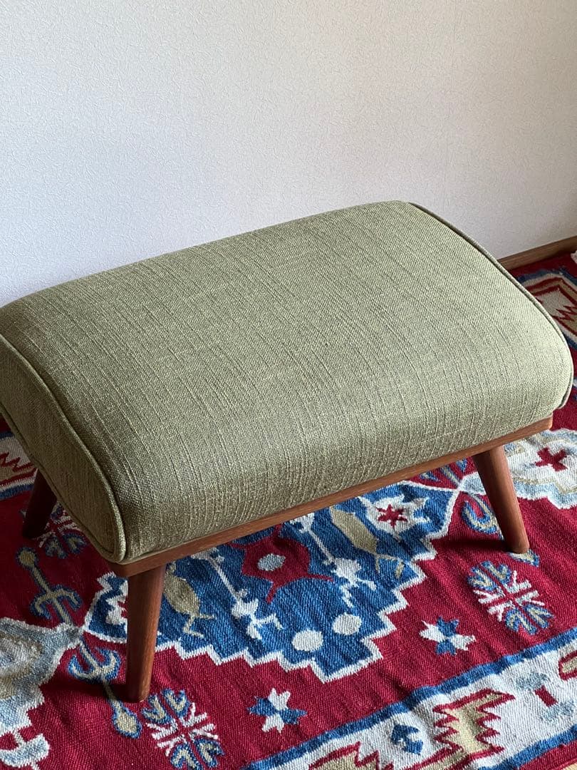 unico ROY オットマン オリーブグリーン