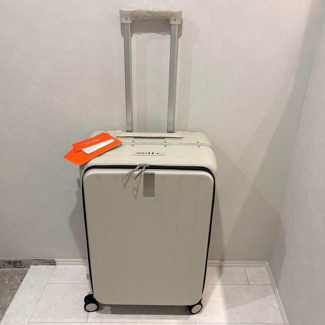 スーツケース 69L 6泊 アルミフレーム 省スペース 耐衝撃 静音 キャリー