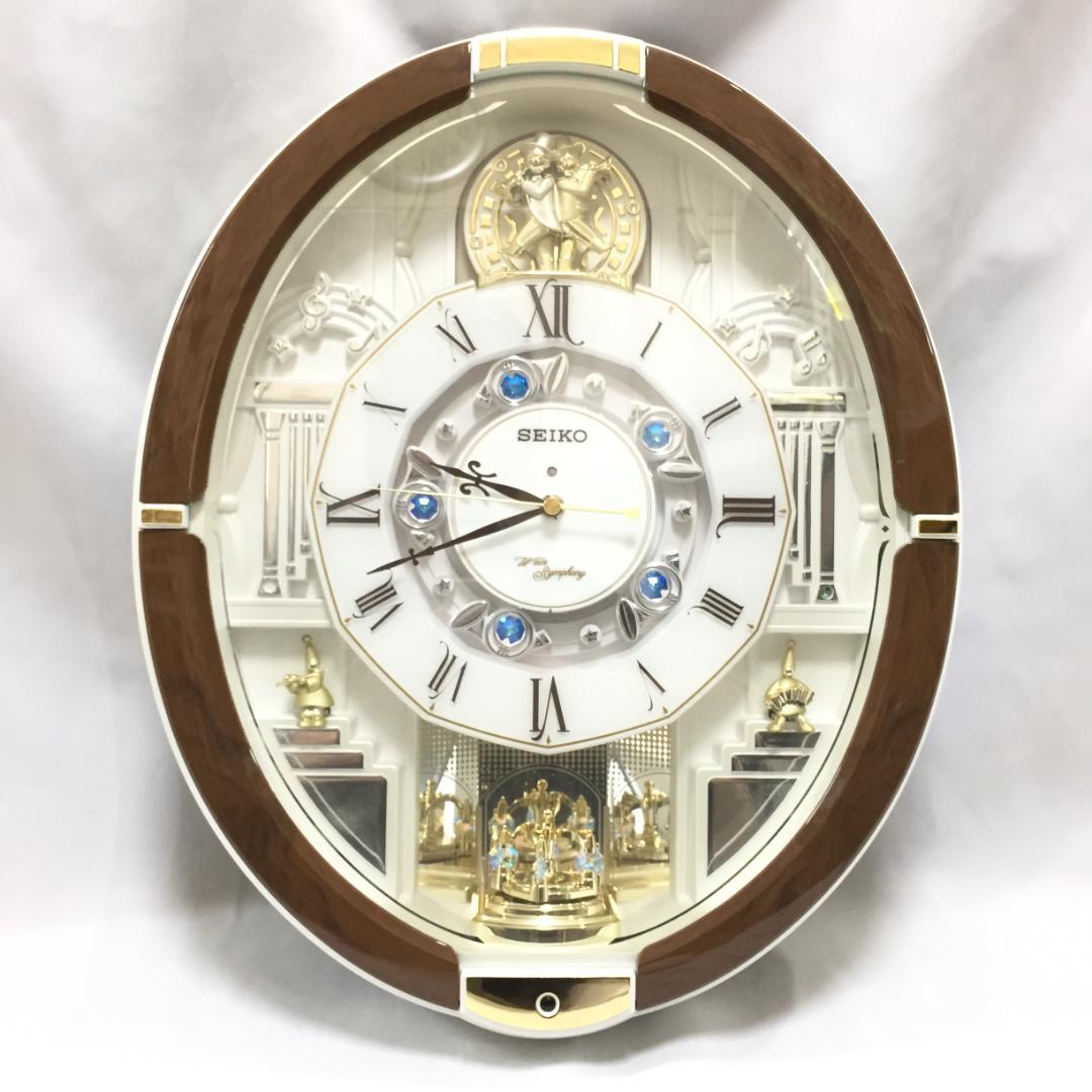 【新品未使用】SEIKO 掛時計 16和音40曲入 装飾的デザイン Ｍ7