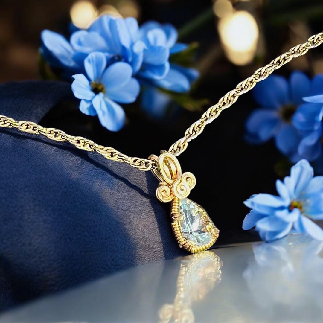 【☆ よとぽん ☆様】 アクアマリン・タンザナイト＆スフェーン　ペンダントトップ