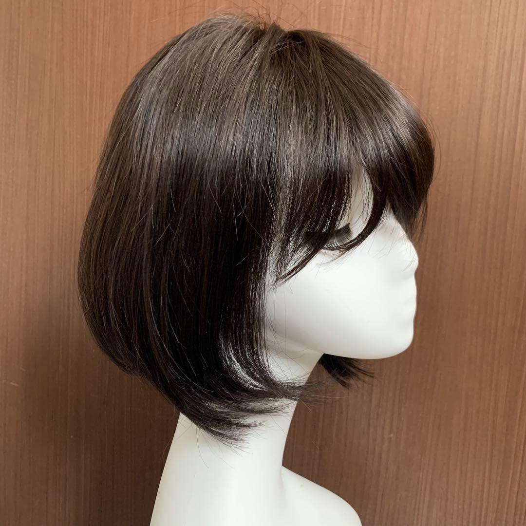 ことこと様人毛100% 誰もが一度は憧れるボブ ヘア ウィッグ かつらK32