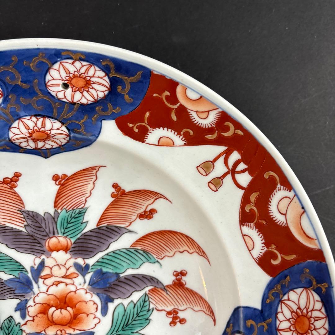 110 セール　伊万里　錦　色絵　扇　皿　九谷　鍋島　有田　飾り皿