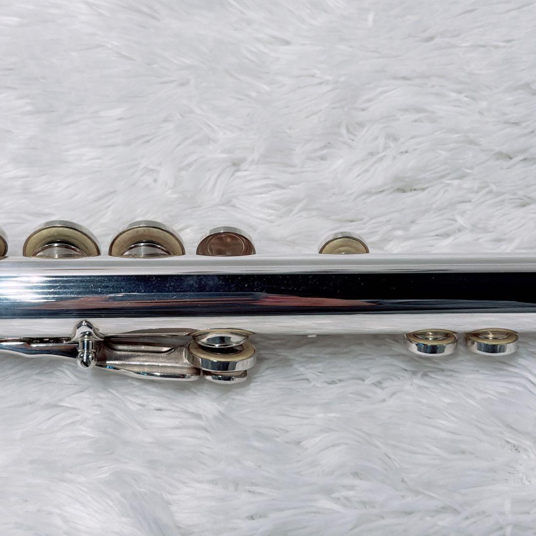 【磨き済】YAMAHA YFL-221 フルート 後期モデル Eメカ 銀メッキ