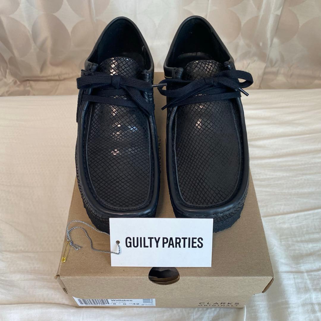 靴 CLARKS WACKO MARIA WALLABEE SNAKE