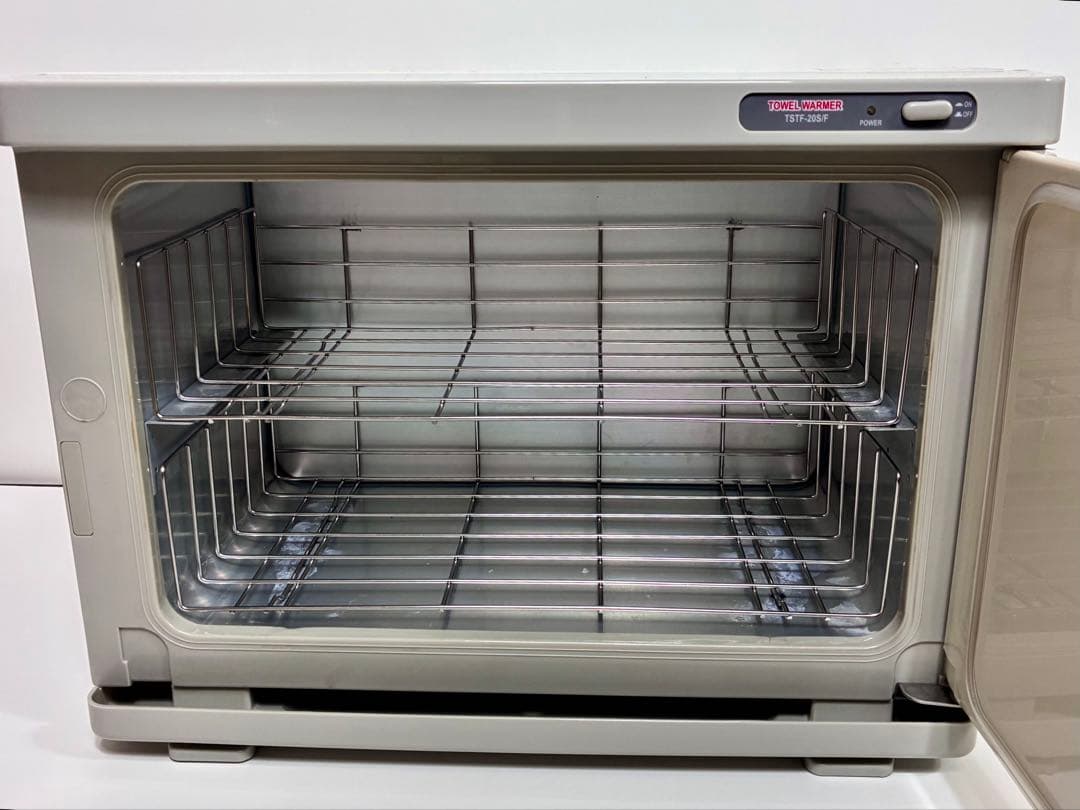 【美品】太正貿易　タオルウォーマー ホワイト メタルラック付き