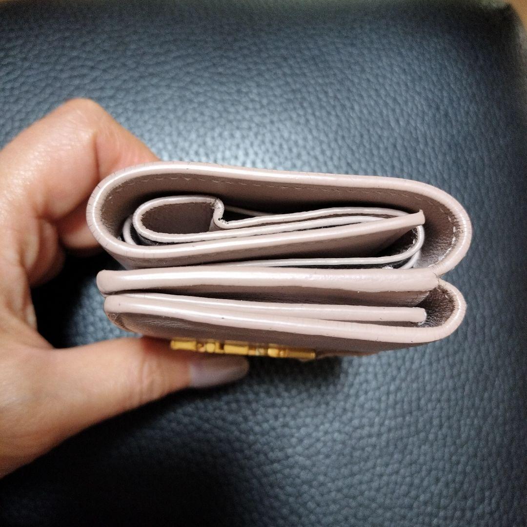 最終お値下げ SAINT LAURENT ピンク 三つ折り財布