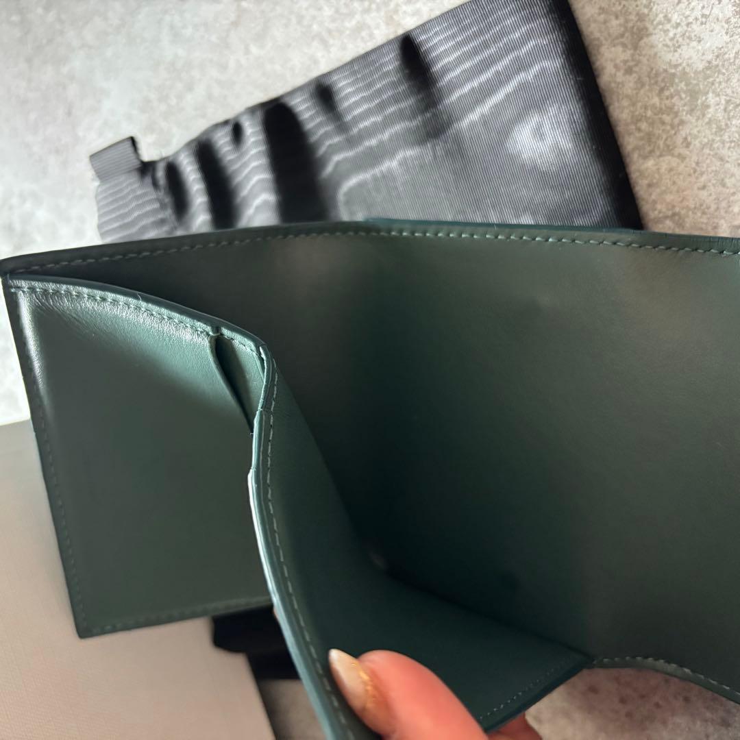 CELINE 入れ付きコンパクトウォレット　グリーン