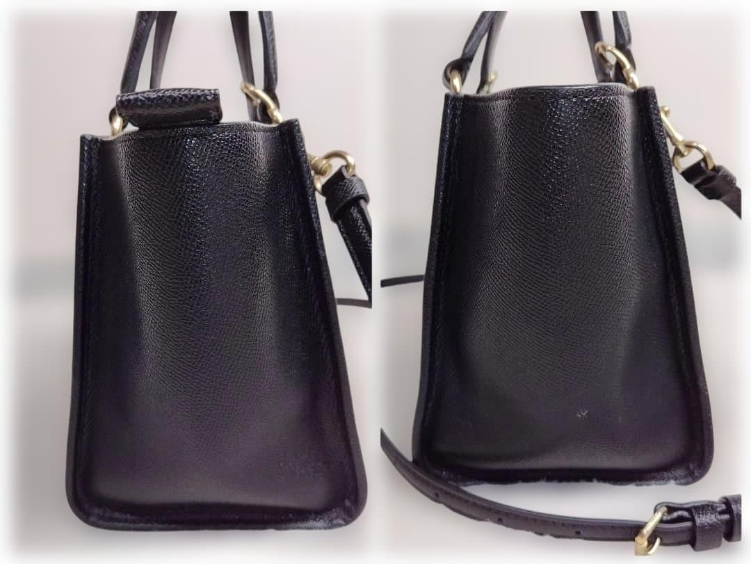 ✨極美品✨ COACH ショルダーバッグ レザーブラックF11925 2way