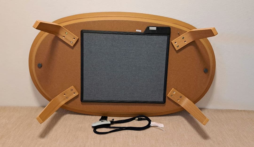 【tmd】【無印良品】木製楕円形こたつ