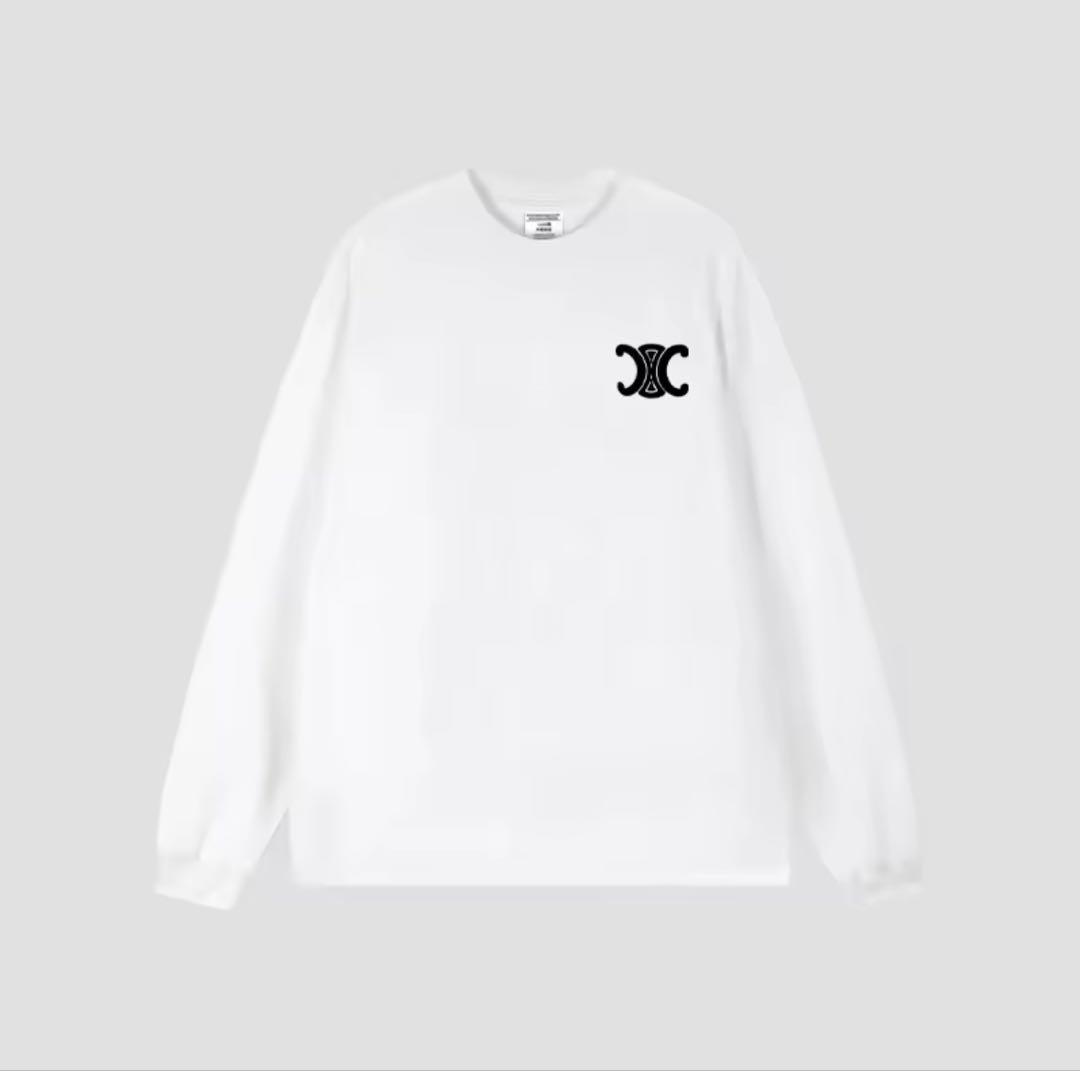 【新品】メンズ CELINE 長袖 ロンT ホワイト