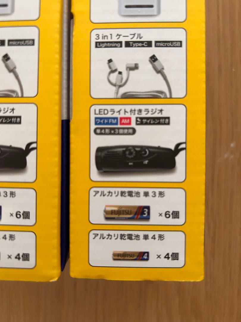 【送料無料】防災用　非常時サポート2個セット ＦHＳＰＳ１ 非常時 停電時