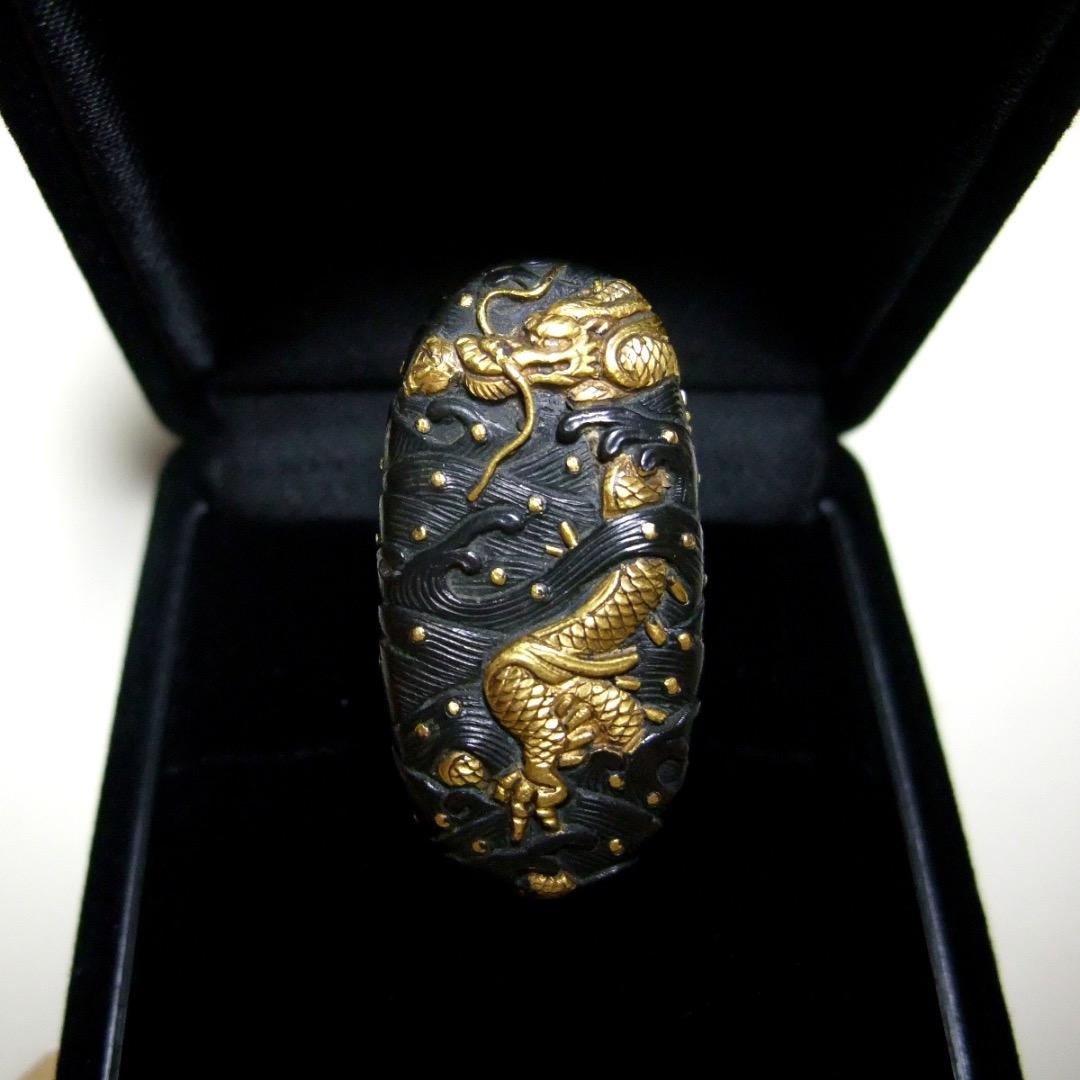 美しい龍神様の縁頭☆チョーカーやキーホルダーにもお使いいただけます☆