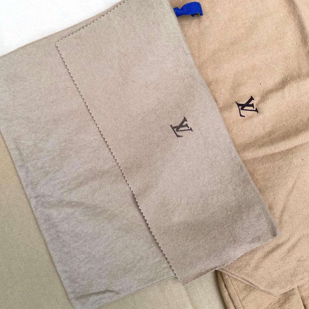 LOUIS VUITTON ルイヴィトン 保存袋 巾着 ロゴ ブラウン 50枚