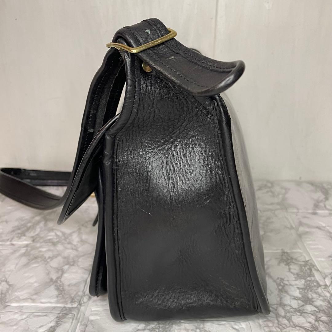 Vintage Coach オールドコーチ ショルダーバッグ USA ネイビー